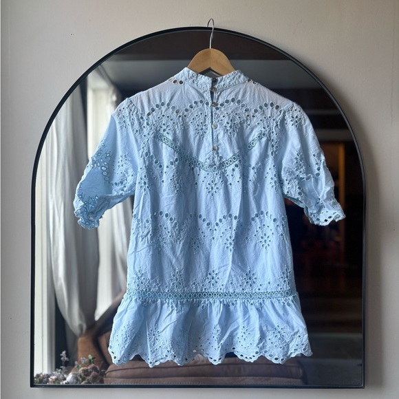 ADIVA | eyelet blouse | size medium - Picture 6 of 6